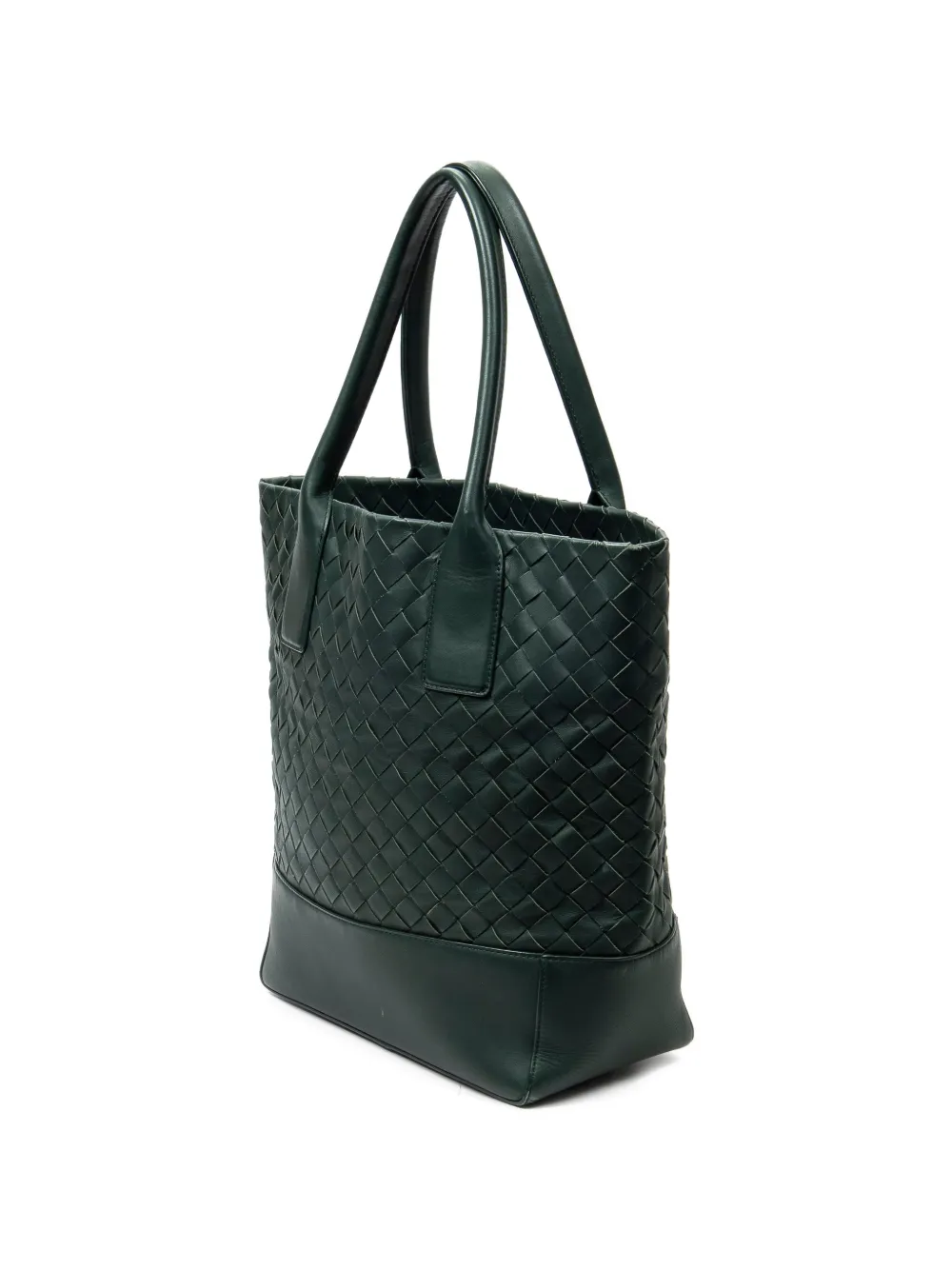 Bottega Veneta Pre-Owned Vertical schoudertas Groen