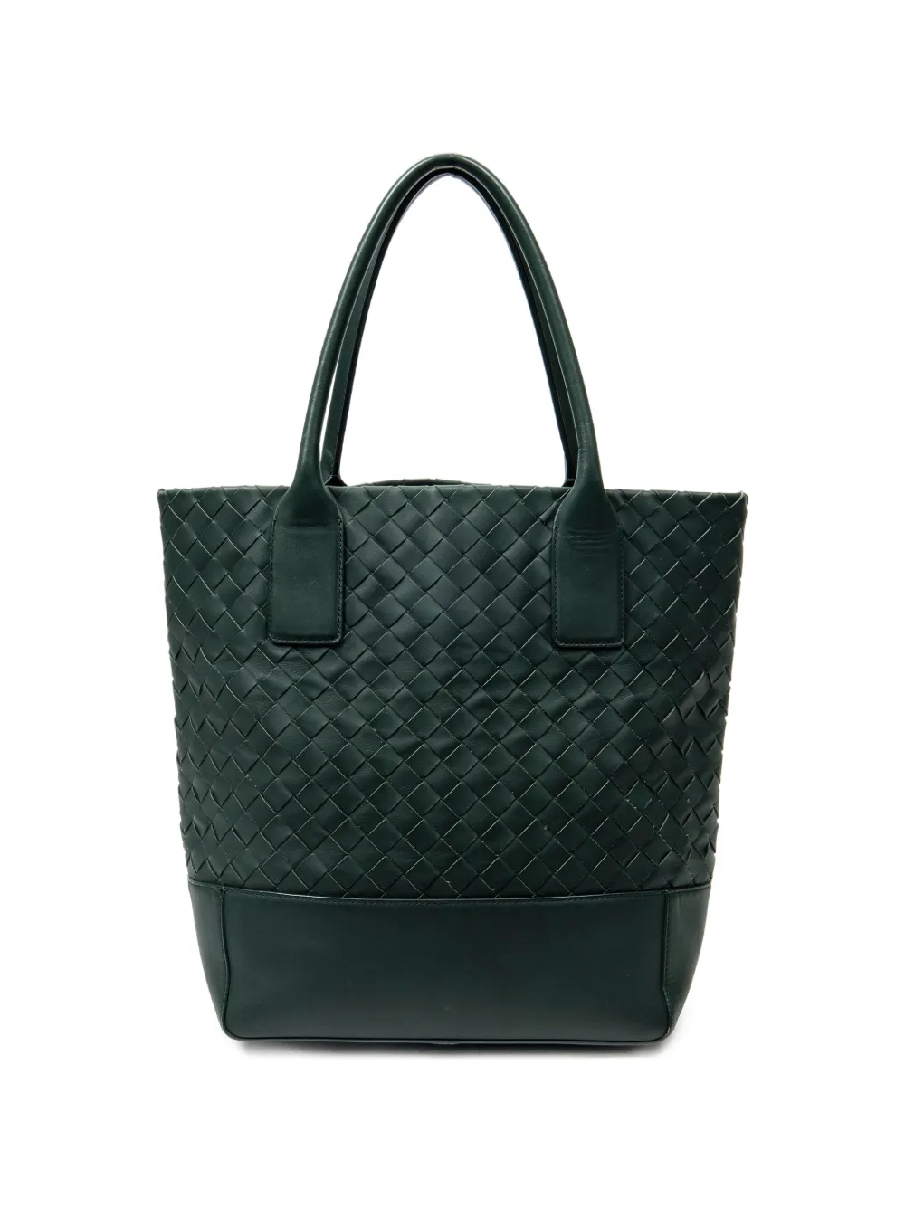 Bottega Veneta Pre-Owned Vertical schoudertas Groen