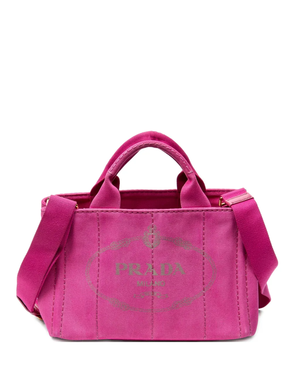 Prada Pre-Owned logo-print tote bag - Pink