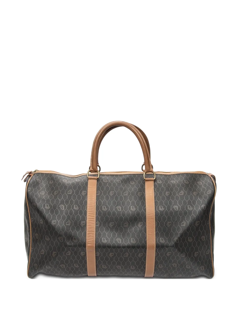 Christian Dior Pre-Owned Honeycomb holdall bag - Braun
