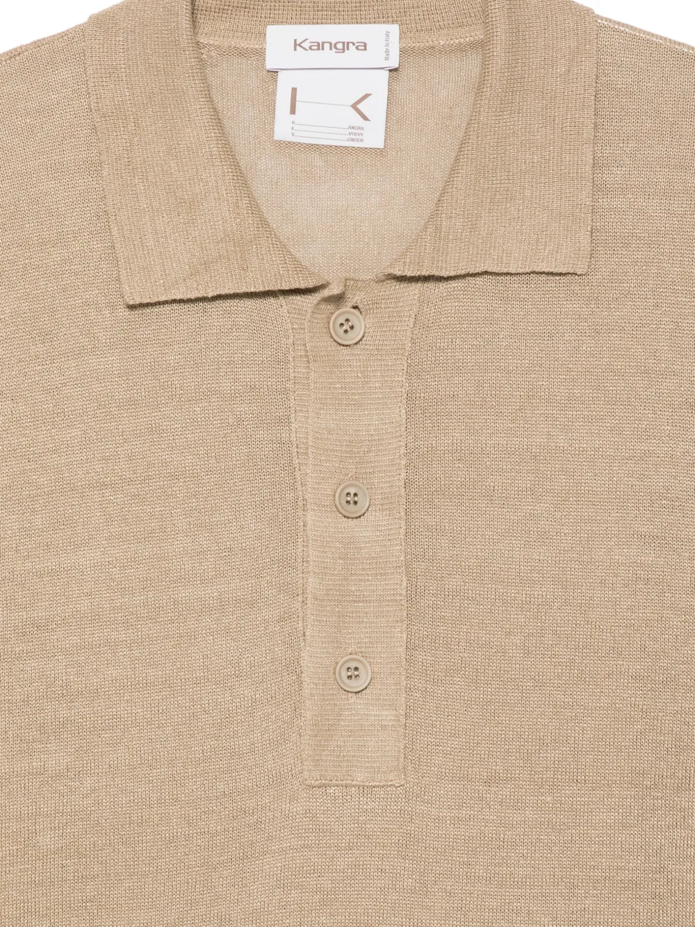 Kangra Poloshirt met korte mouwen Beige