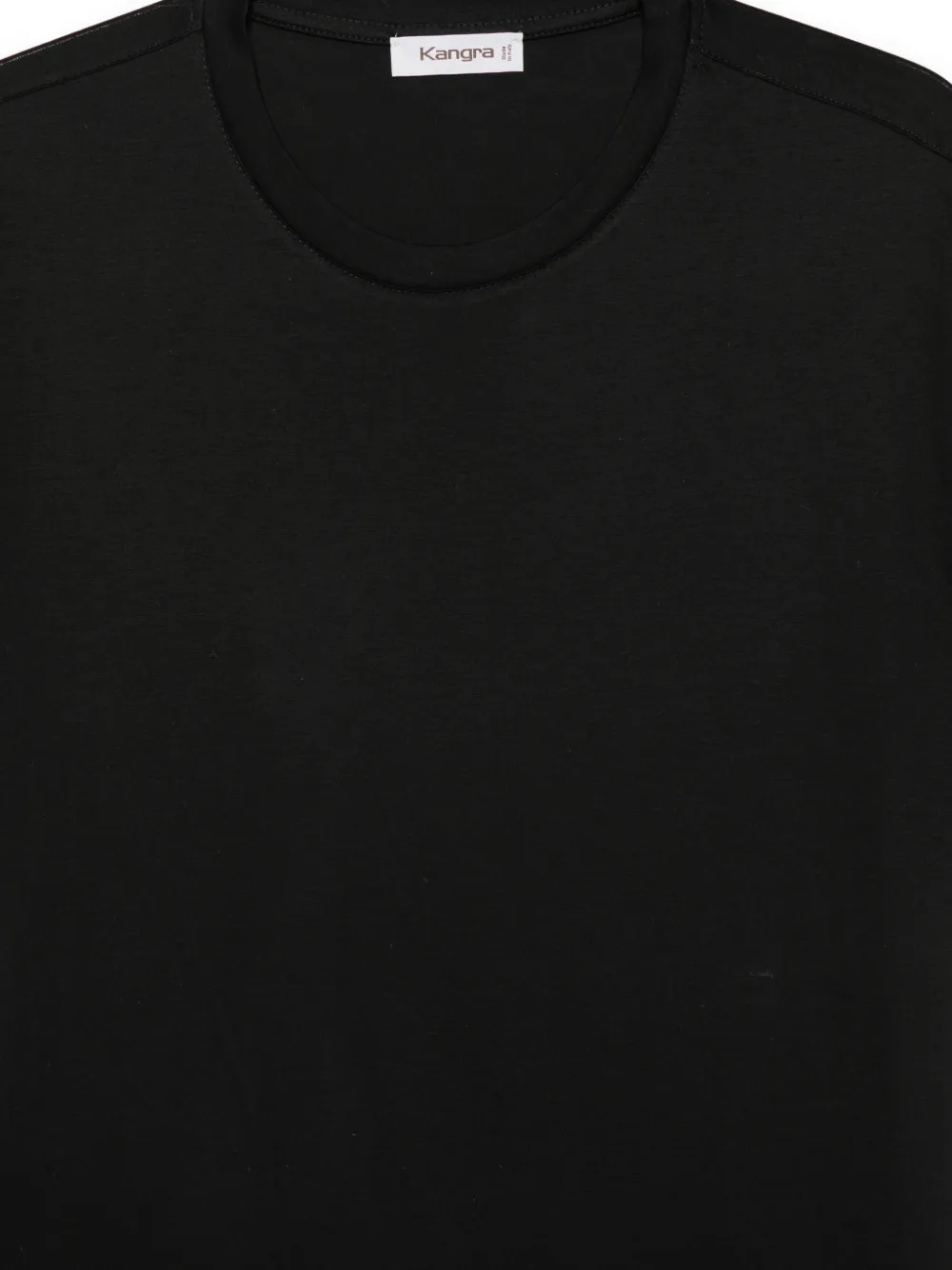 Kangra T-shirt met ronde hals Zwart