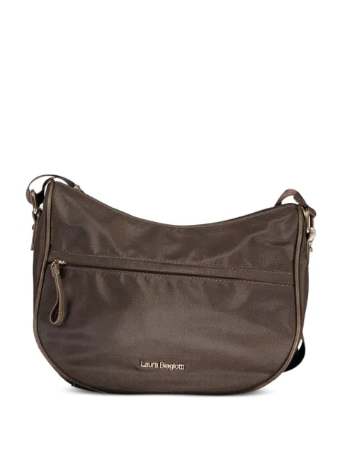 Laura Biagiotti logo-jacquard strap shoulder bag