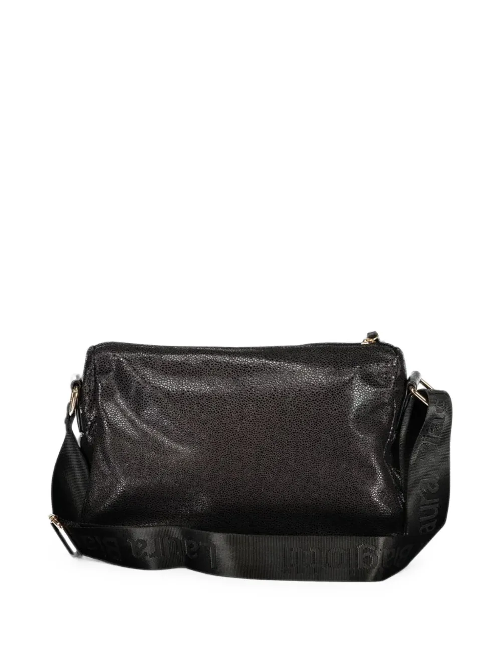 Laura Biagiotti Crossbodytas met logoplakkaat Zwart