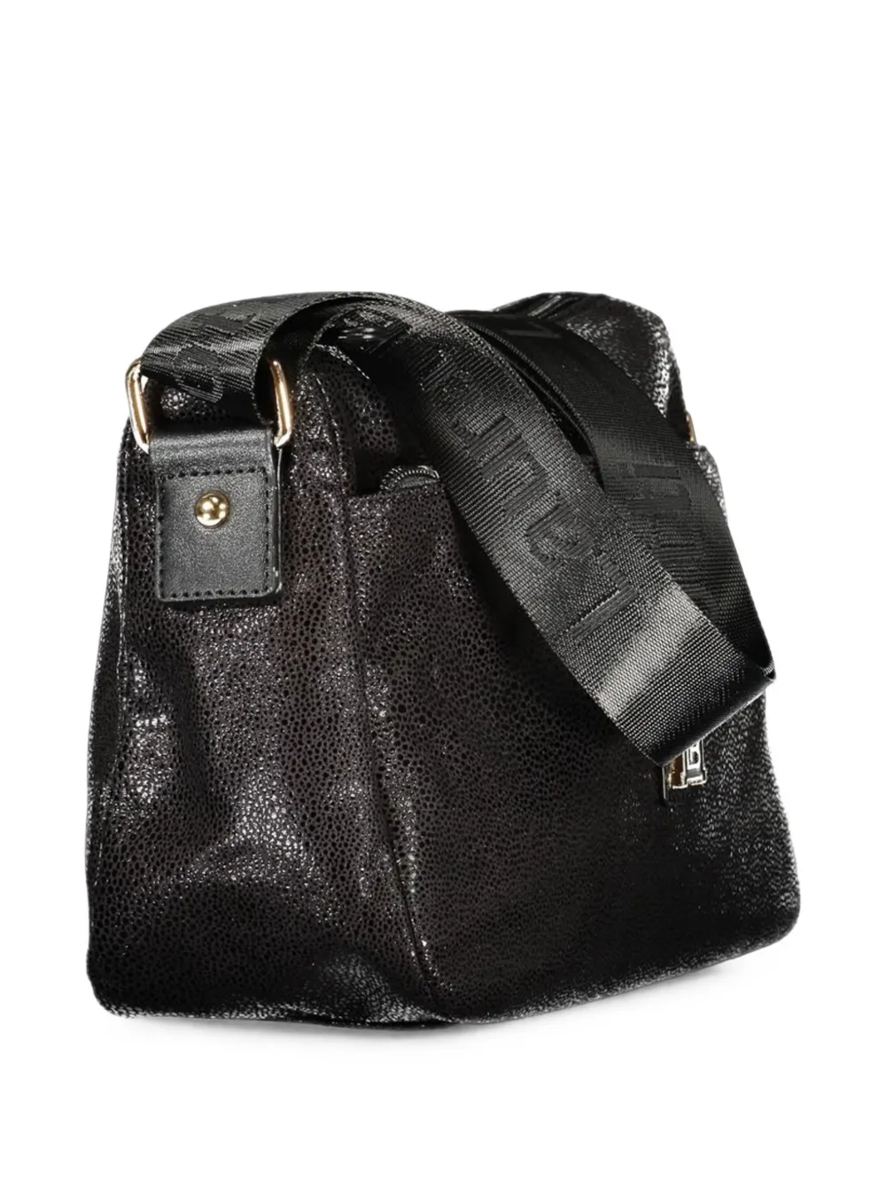 Laura Biagiotti Crossbodytas met logoplakkaat Zwart