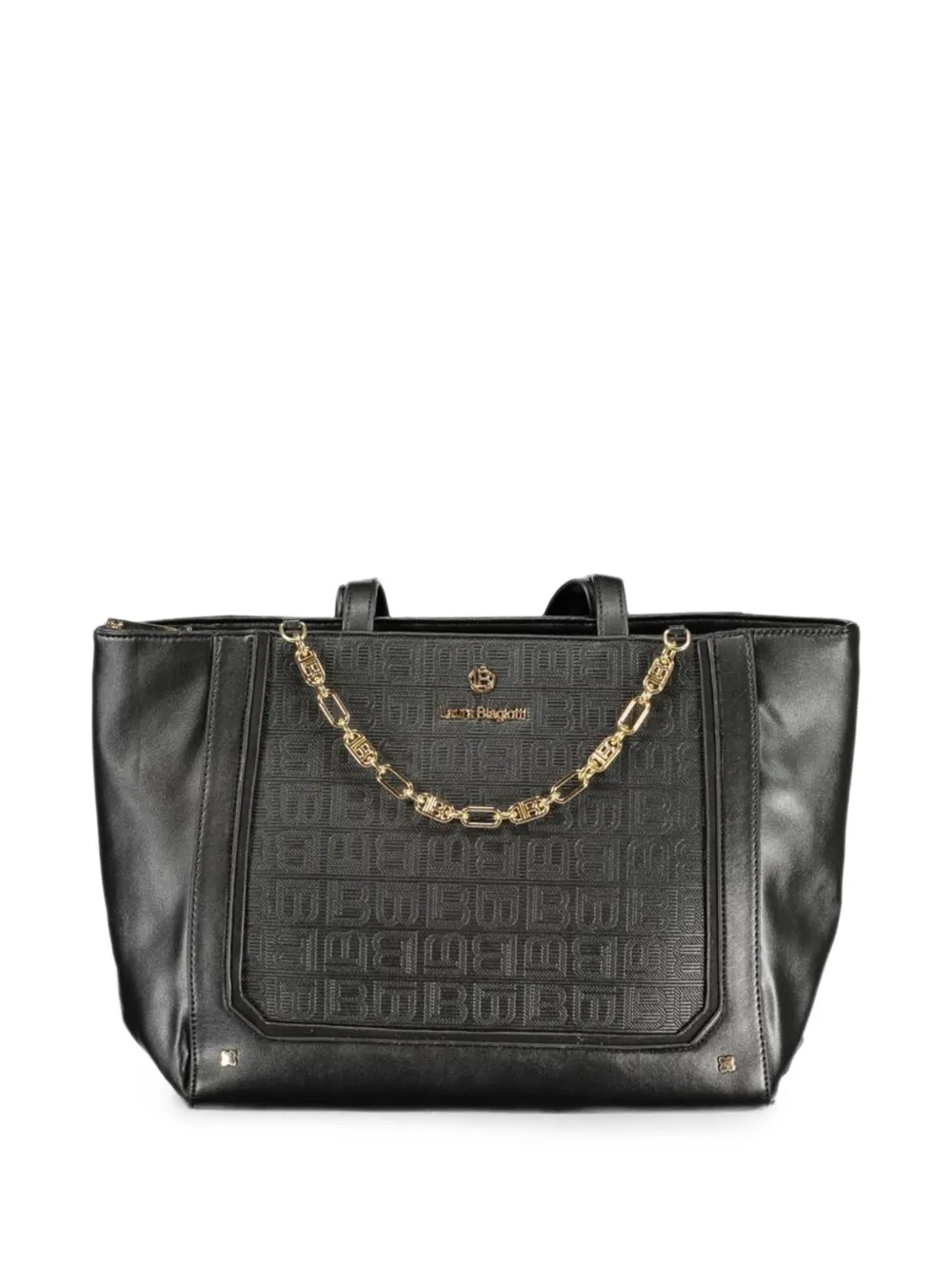 Laura Biagiotti logo-embossed chain-link tote bag