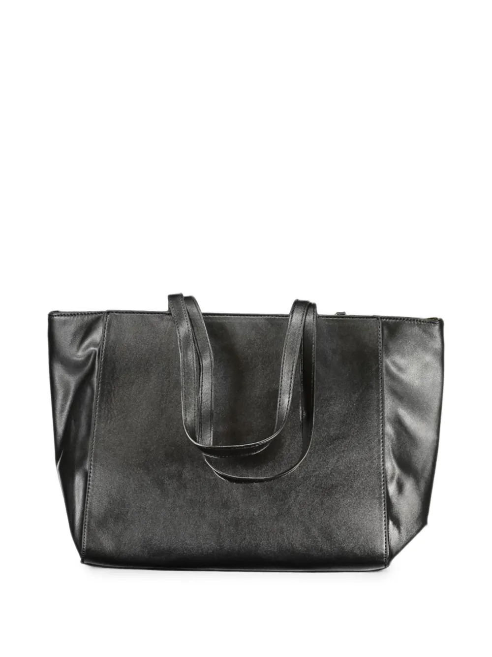 Laura Biagiotti Shopper met ketting en logo-reliëf Zwart