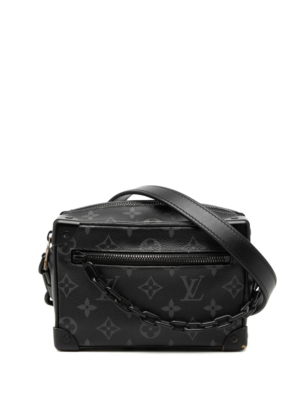 Louis Vuitton Pre-Owned 2021-2026 Monogram Eclipse Mini Soft Trunk crossbody bag - Nero