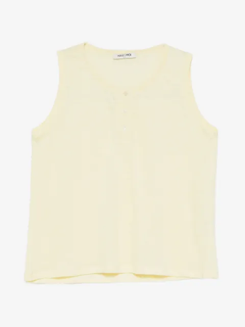 Max & Moi top con cuello redondo