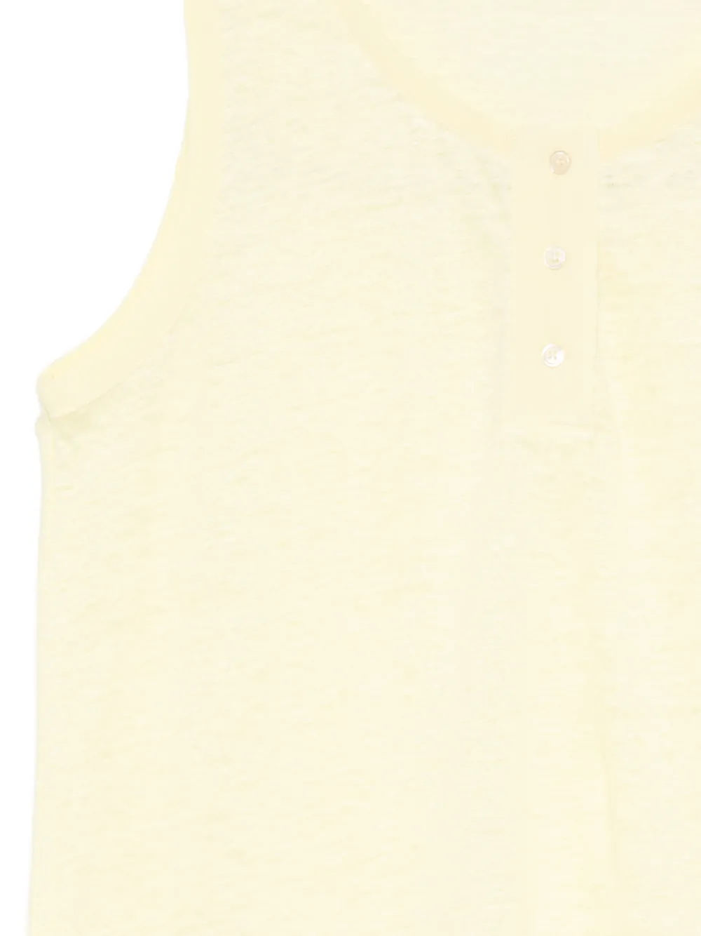  Max & Moi Top Con Cuello Redondo - Amarillo 