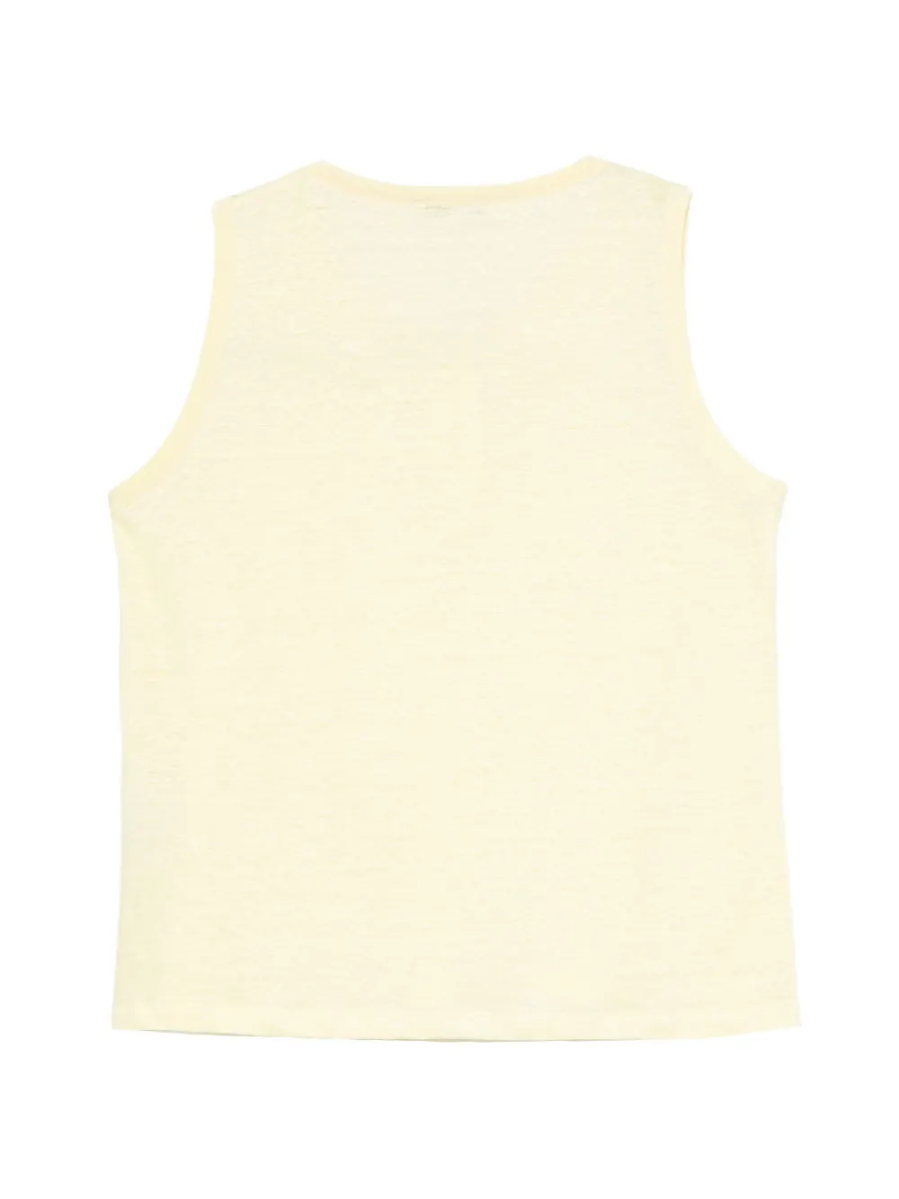  Max & Moi Top Con Cuello Redondo - Amarillo 