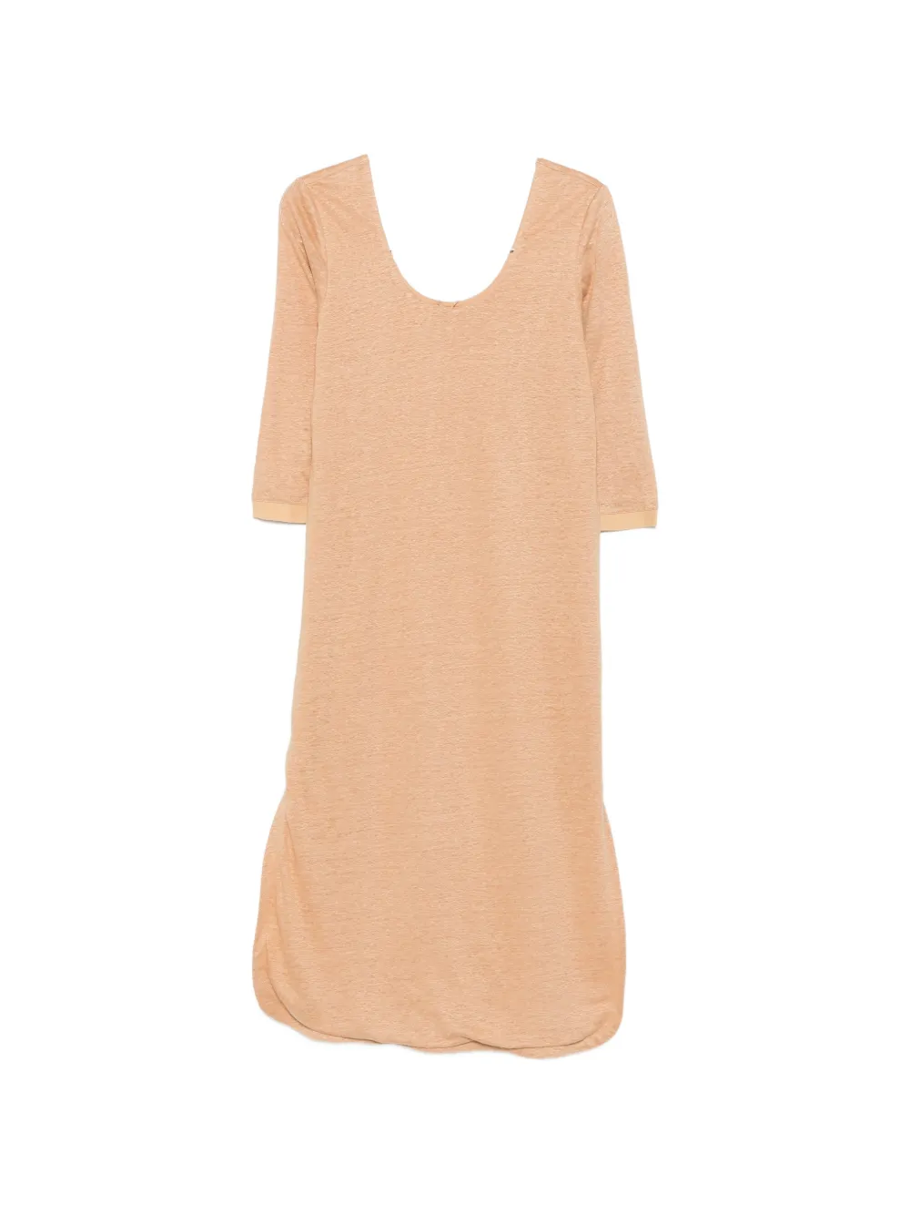 Max & Moi Side-slit Jersey Dress In Neutral