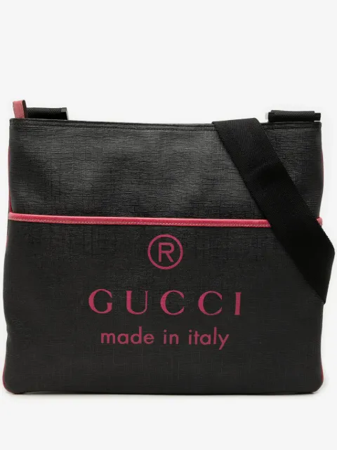 Gucci Pre-Owned 2000-2015 GG 수프림 트레이드마크 로고 크로스 백