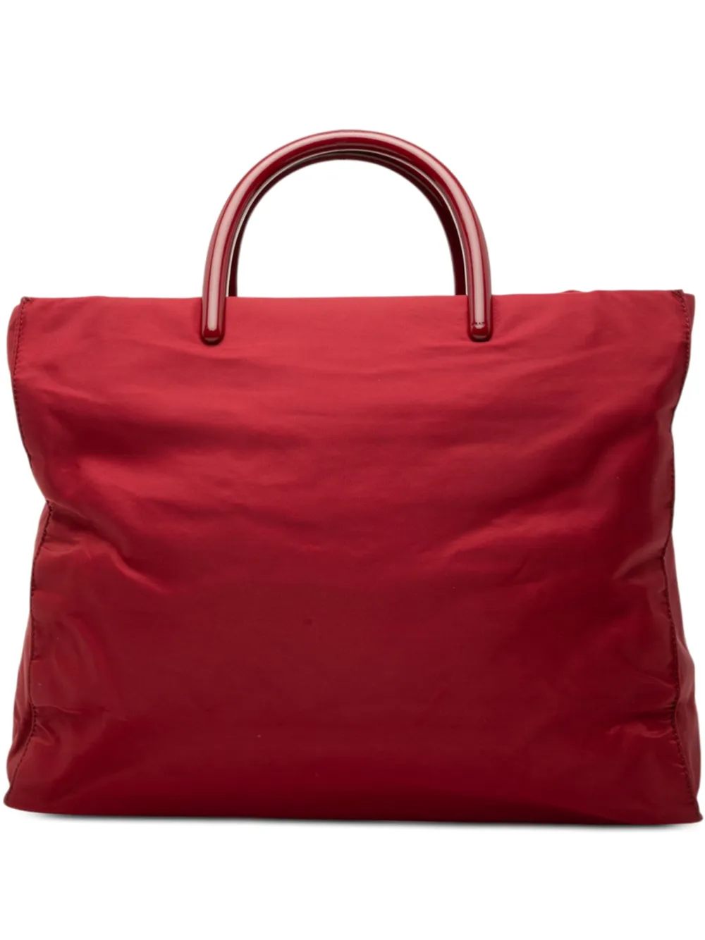 Prada Pre-Owned 2000-2013 Tessuto tote bag - Rosso