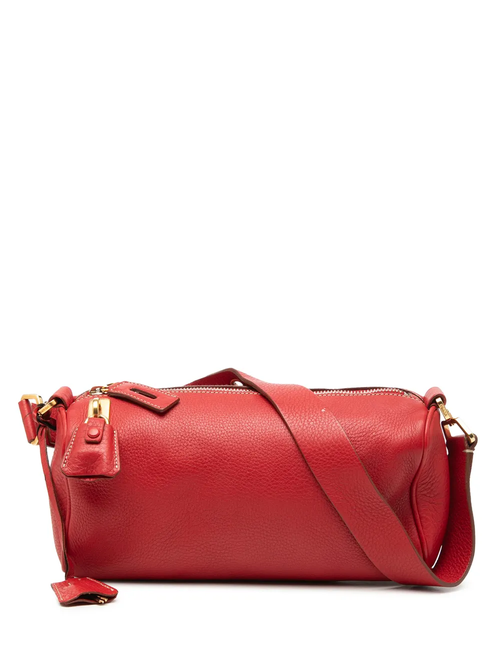 Prada Pre-Owned 2000-2012 Vitello Daino shoulder bag - Rosso