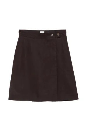 OUR LEGACY Origami asymmetric-hem Midi Skirt | Grey | FARFETCH