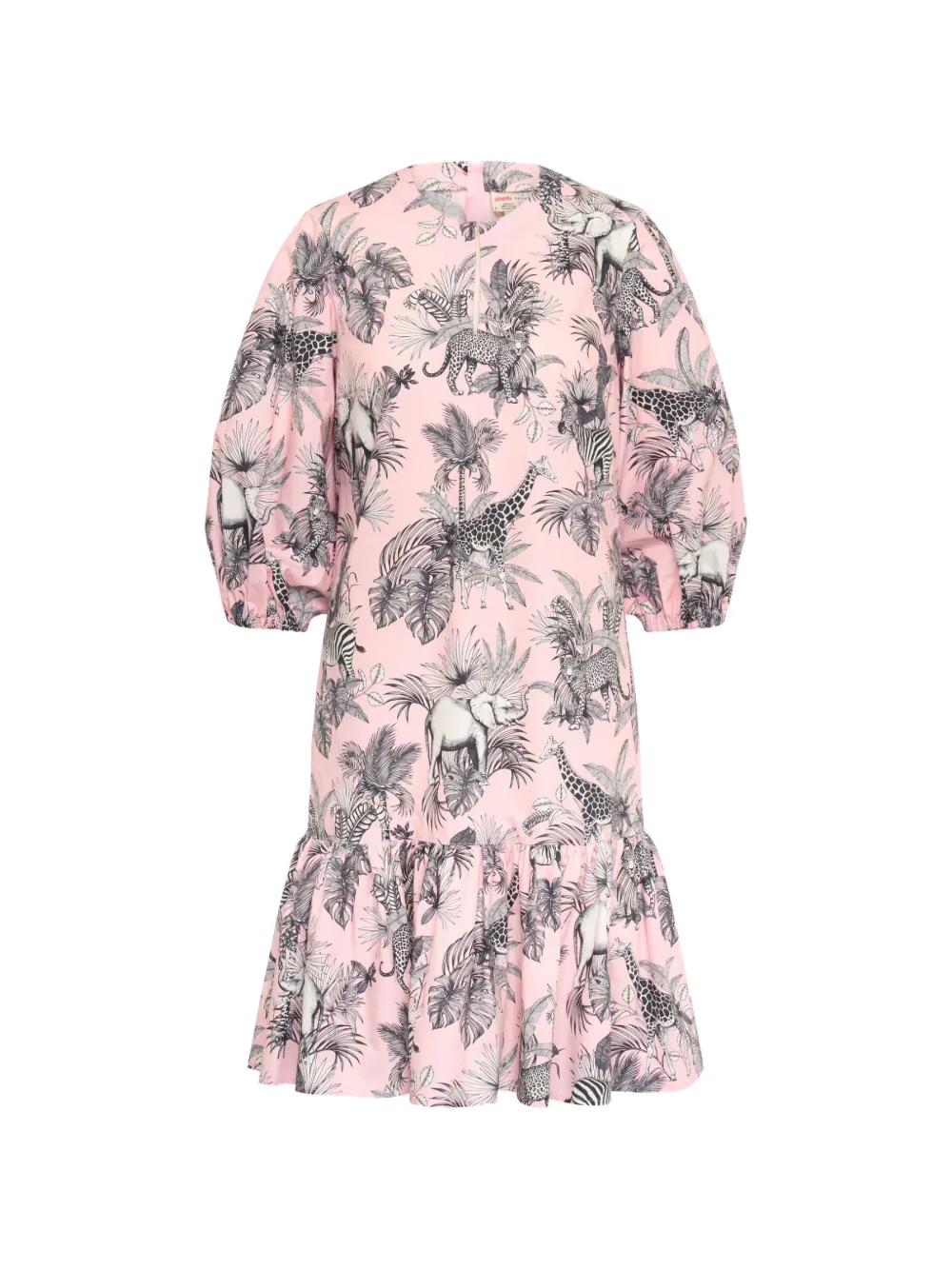 MAISON COMMON animal-print mini dress - Rosa