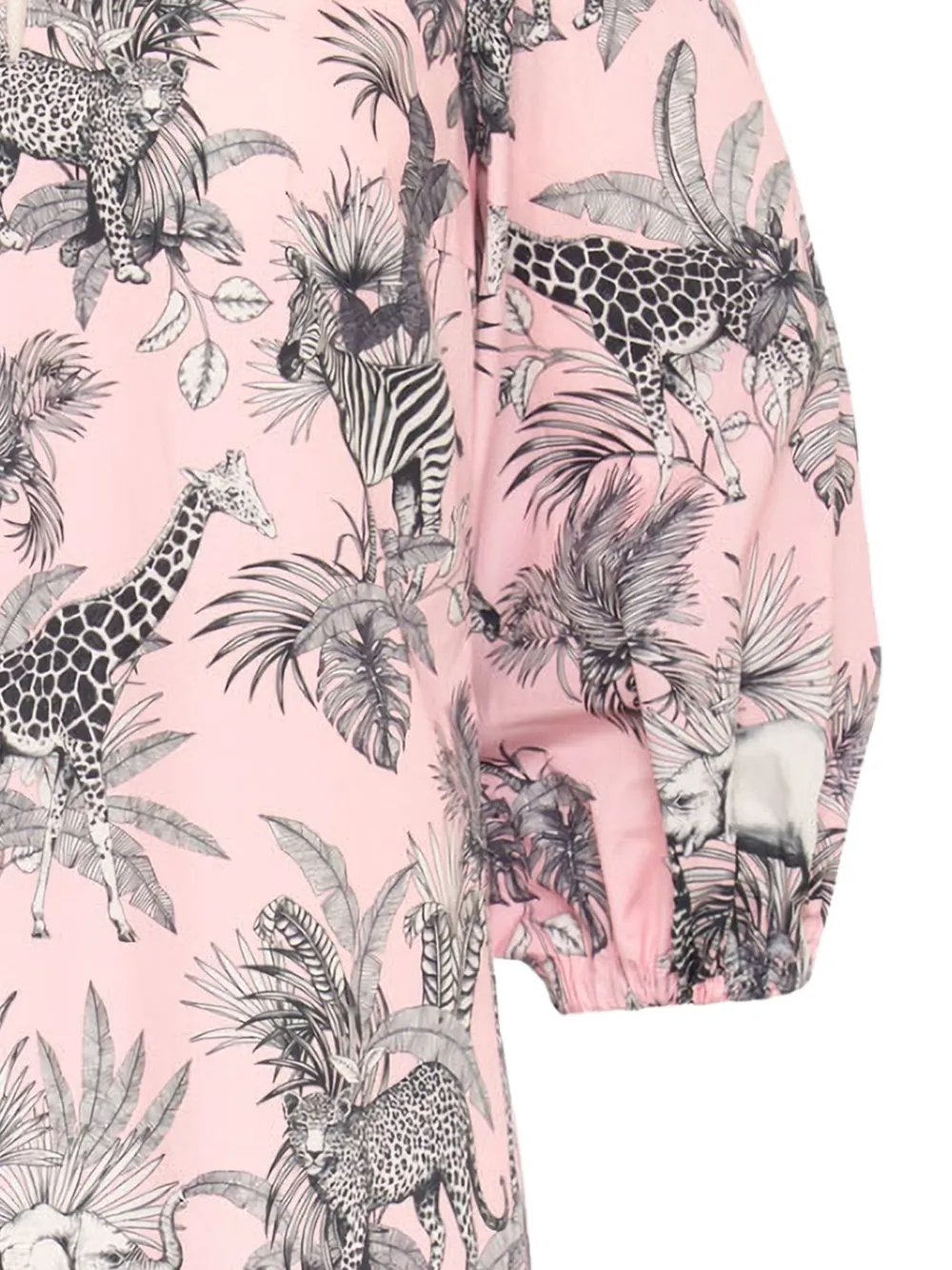 MAISON COMMON Mini-jurk met dierenprint Roze