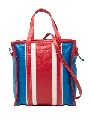 Balenciaga Pre-Owned 2010-2026 レザー ネイビー クリップ M クラッチ