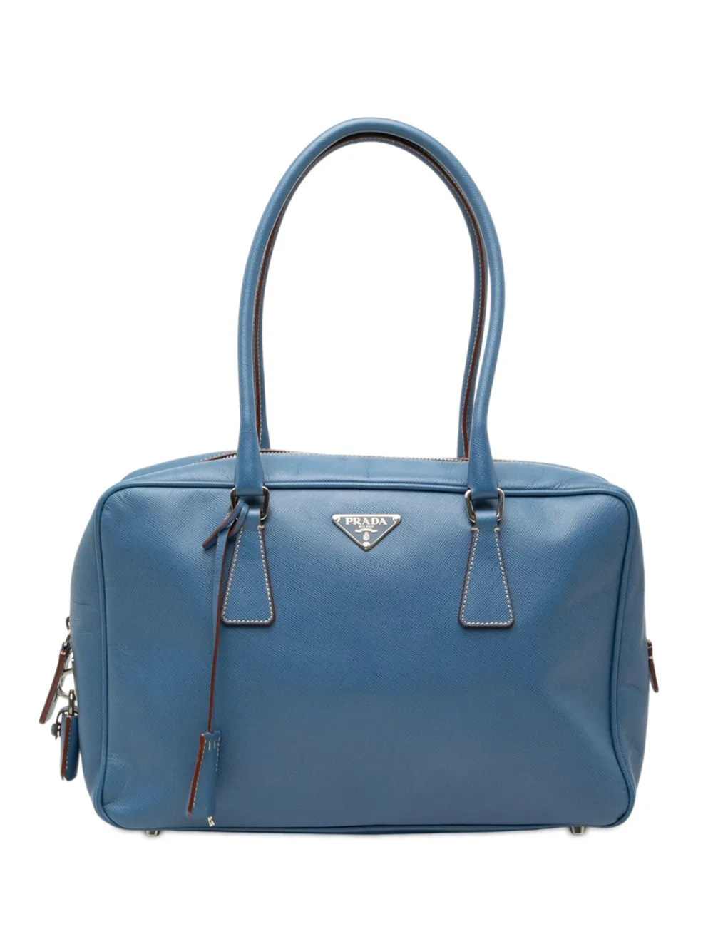 Prada Pre-Owned 2010-2026 Saffiano Lux Bauletto handbag - Blu