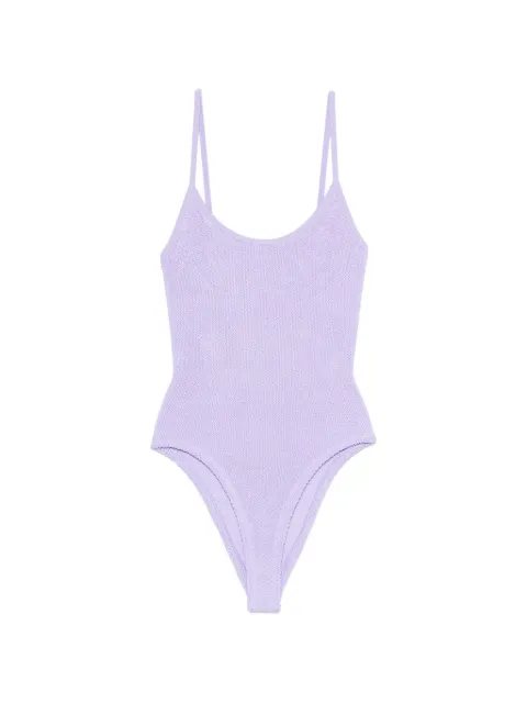 Hunza G crinkle-effect swimsuit