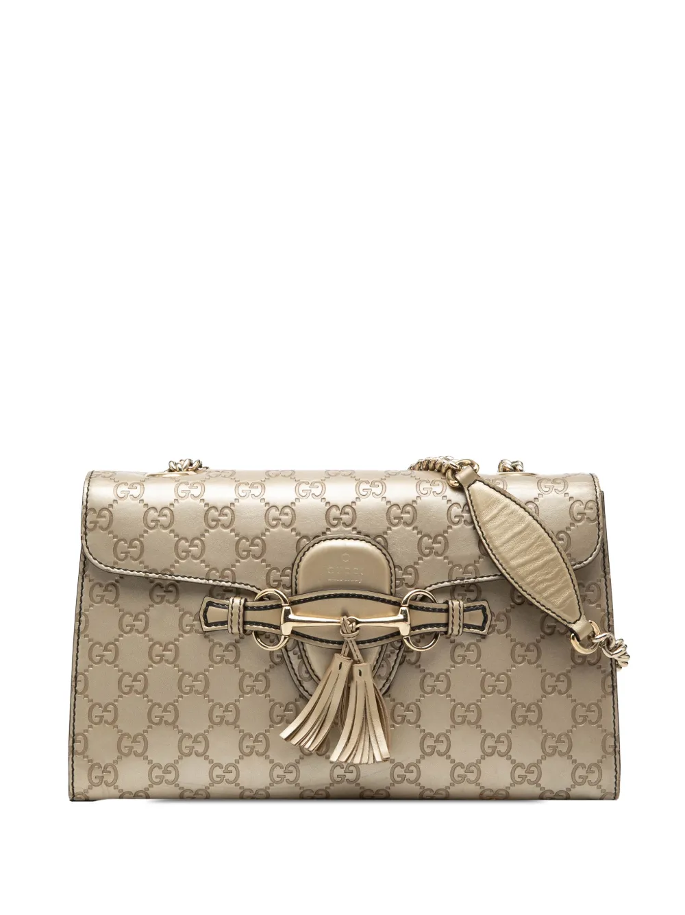 Gucci Pre-Owned 2000-2015 Medium Guccissima Emily shoulder bag - Oro