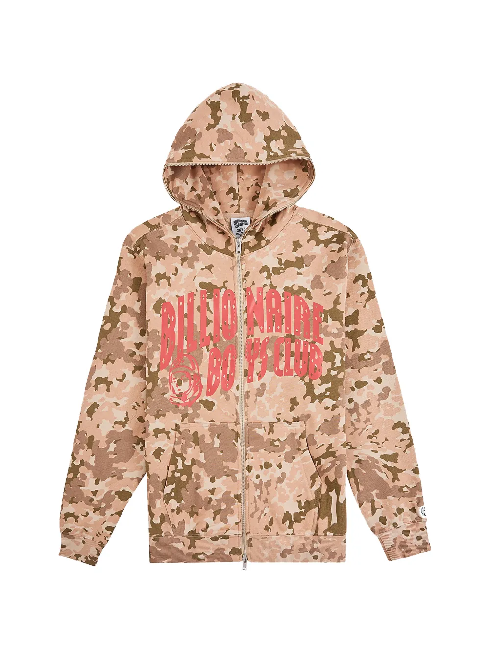 Billionaire Boys Club camouflage-print zip-up hoodie - Nude