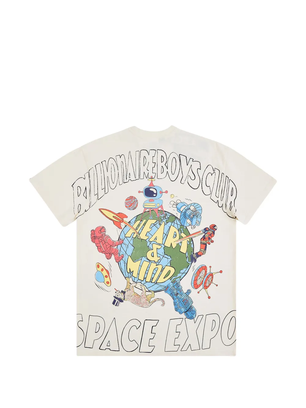 Billionaire Boys Club Space Expo T-shirt met grafische print Wit