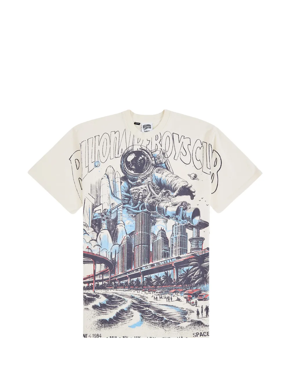 Billionaire Boys Club Space Expo graphic-print T-shirt - Bianco