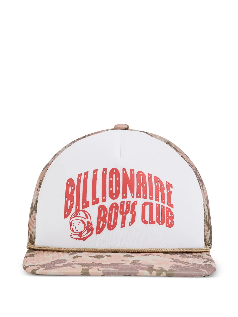 Billionaire Boys Club logo-print camouflage-pattern trucker hat - Toni neutri