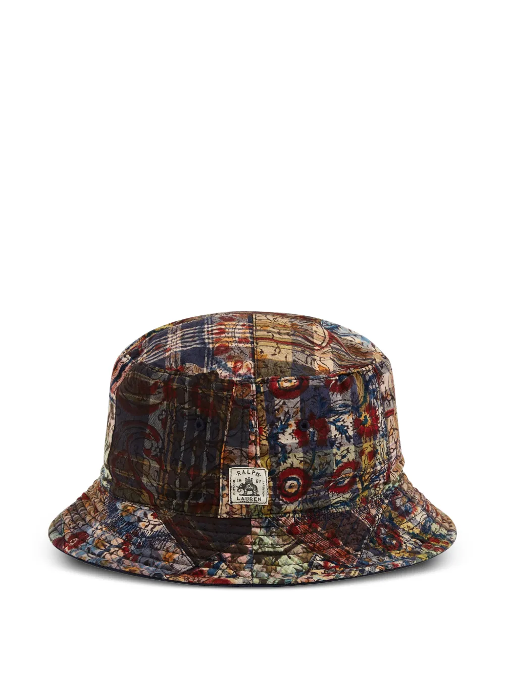 Polo Ralph Lauren Reversible Madras cotton twill bucket hat - Blu