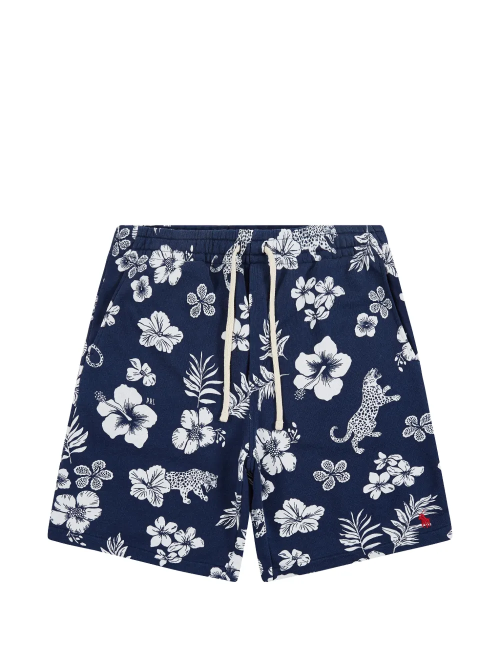 Polo Ralph Lauren Traveler Classic Badeshorts mit Blumenprint - Blau