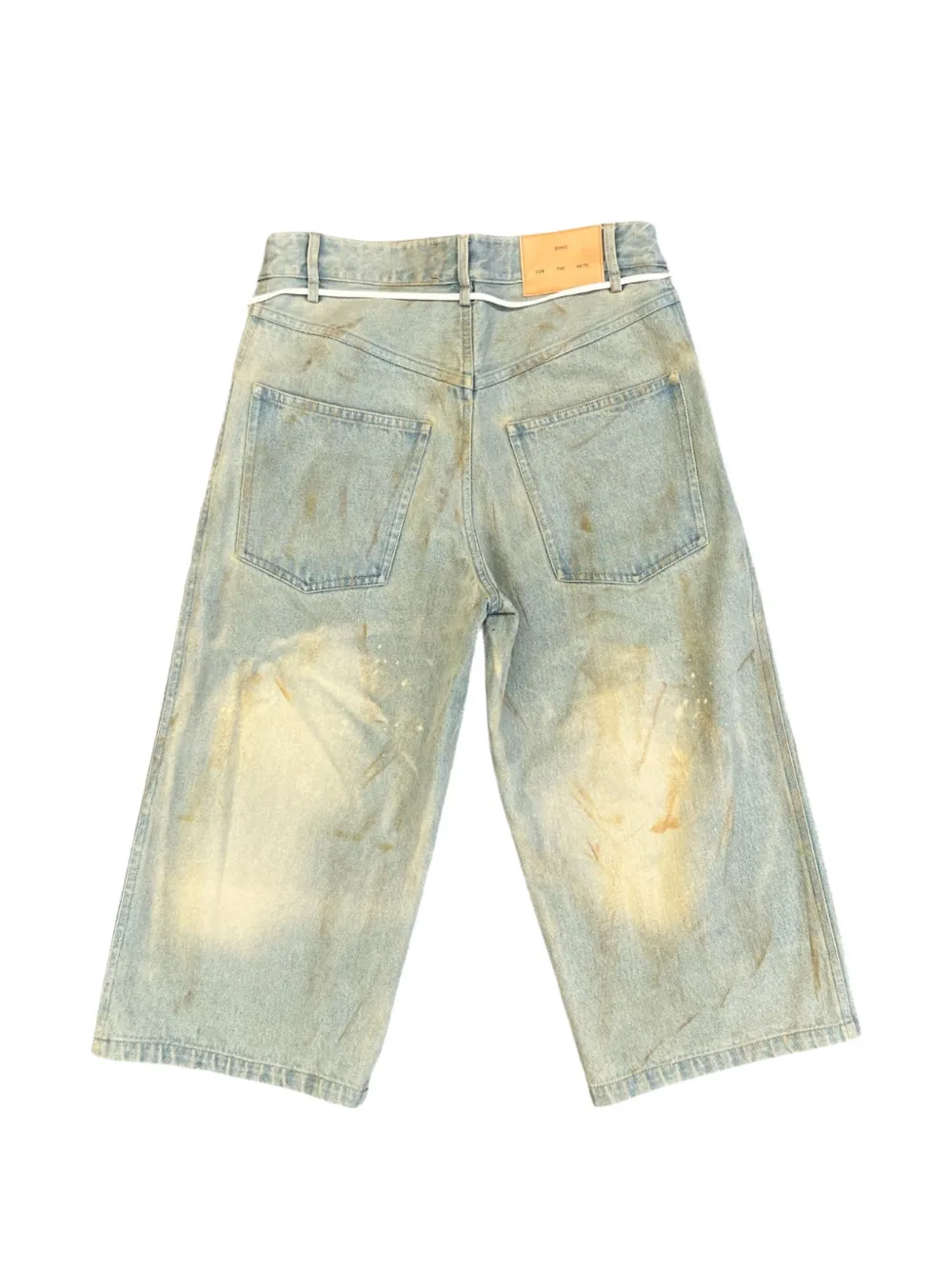 Song For The Mute Denim shorts Blauw