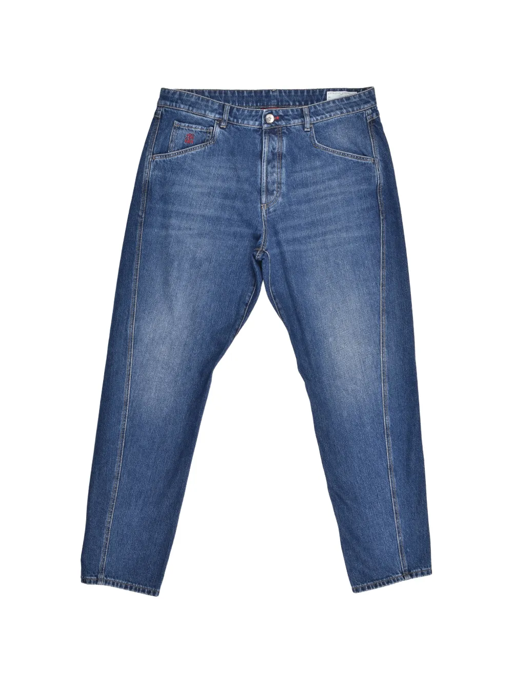 Brunello Cucinelli belt-loops jeans - Blau