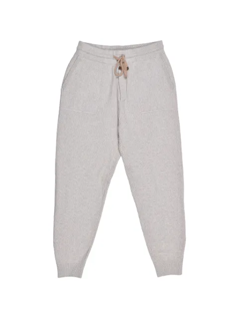 Brunello Cucinelli ribbed-knit track pants