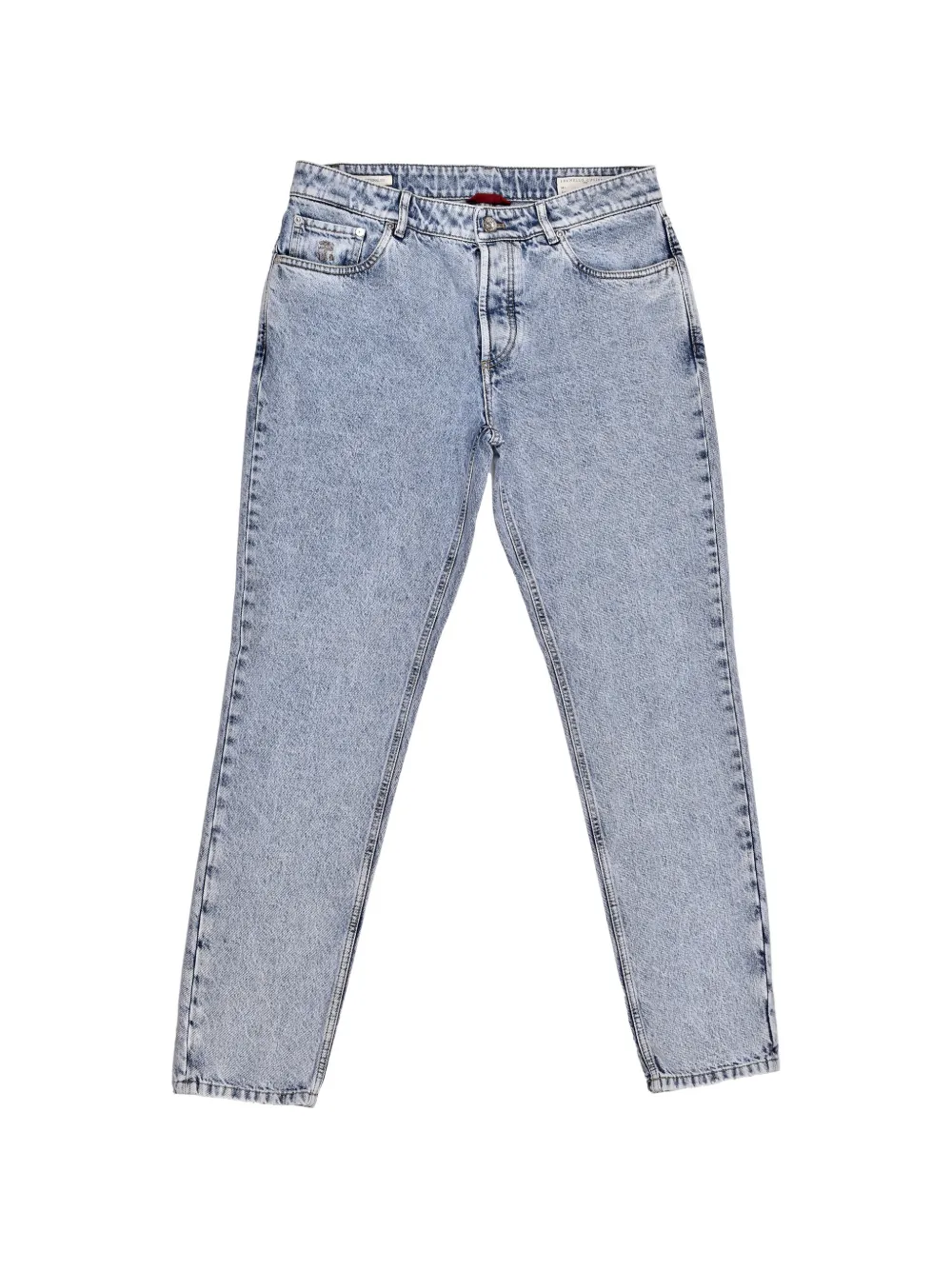 Brunello Cucinelli belt-loops jeans - Blu