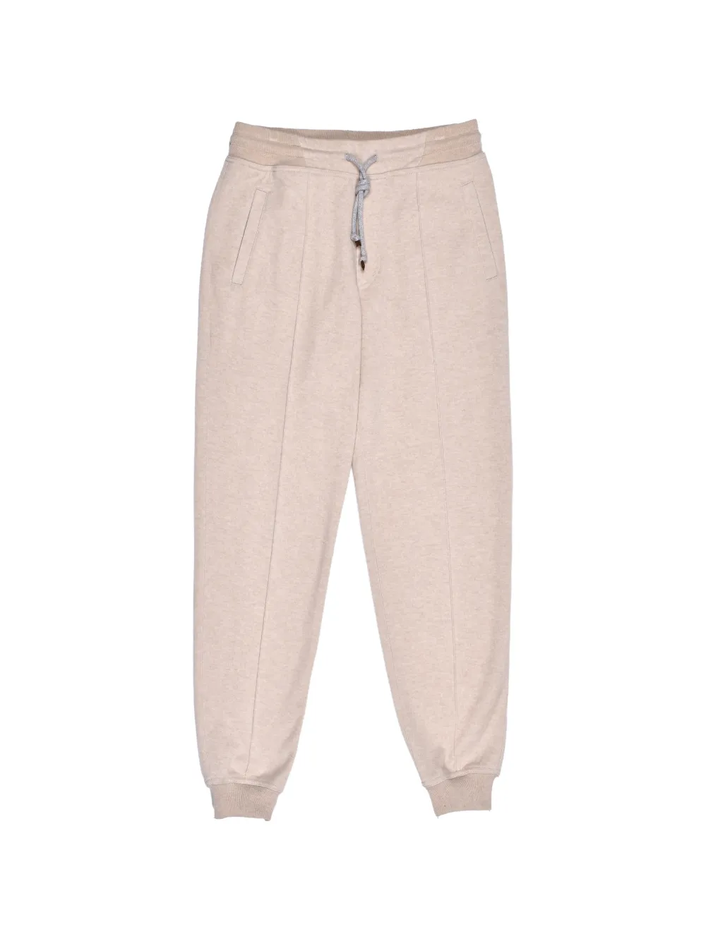 Brunello Cucinelli cashmere-blend track trousers - Toni neutri