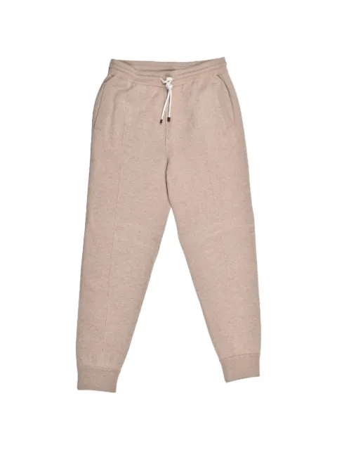 Brunello Cucinelli cashmere drawstring track pants