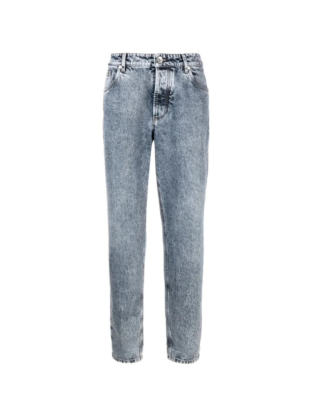 Brunello Cucinelli belt-loops jeans - Blu