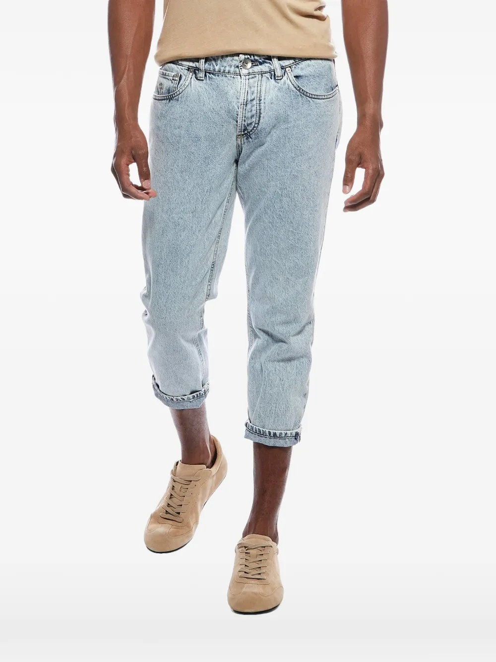 Brunello Cucinelli belt-loops jeans - Blu