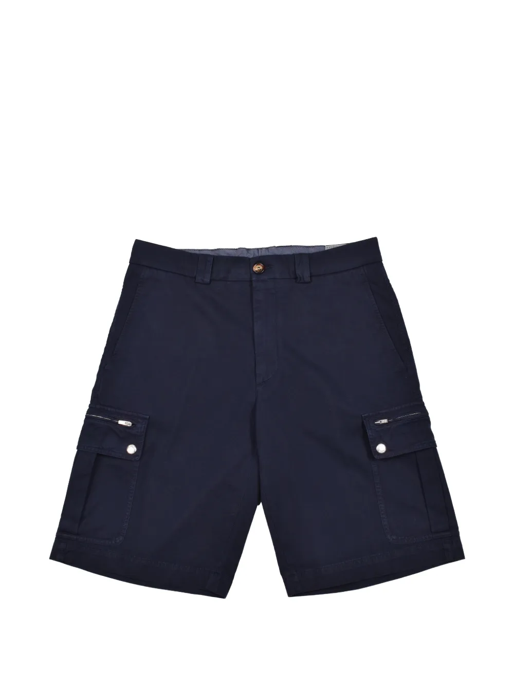 Brunello Cucinelli belt-loops cargo shorts - Blu