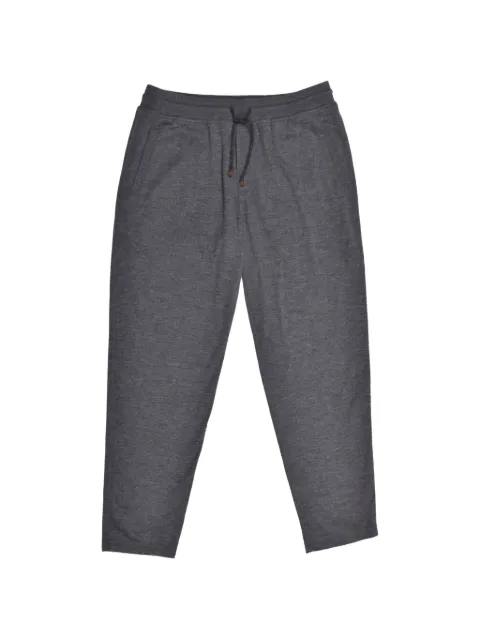 Brunello Cucinelli drawstring cashmere track pants
