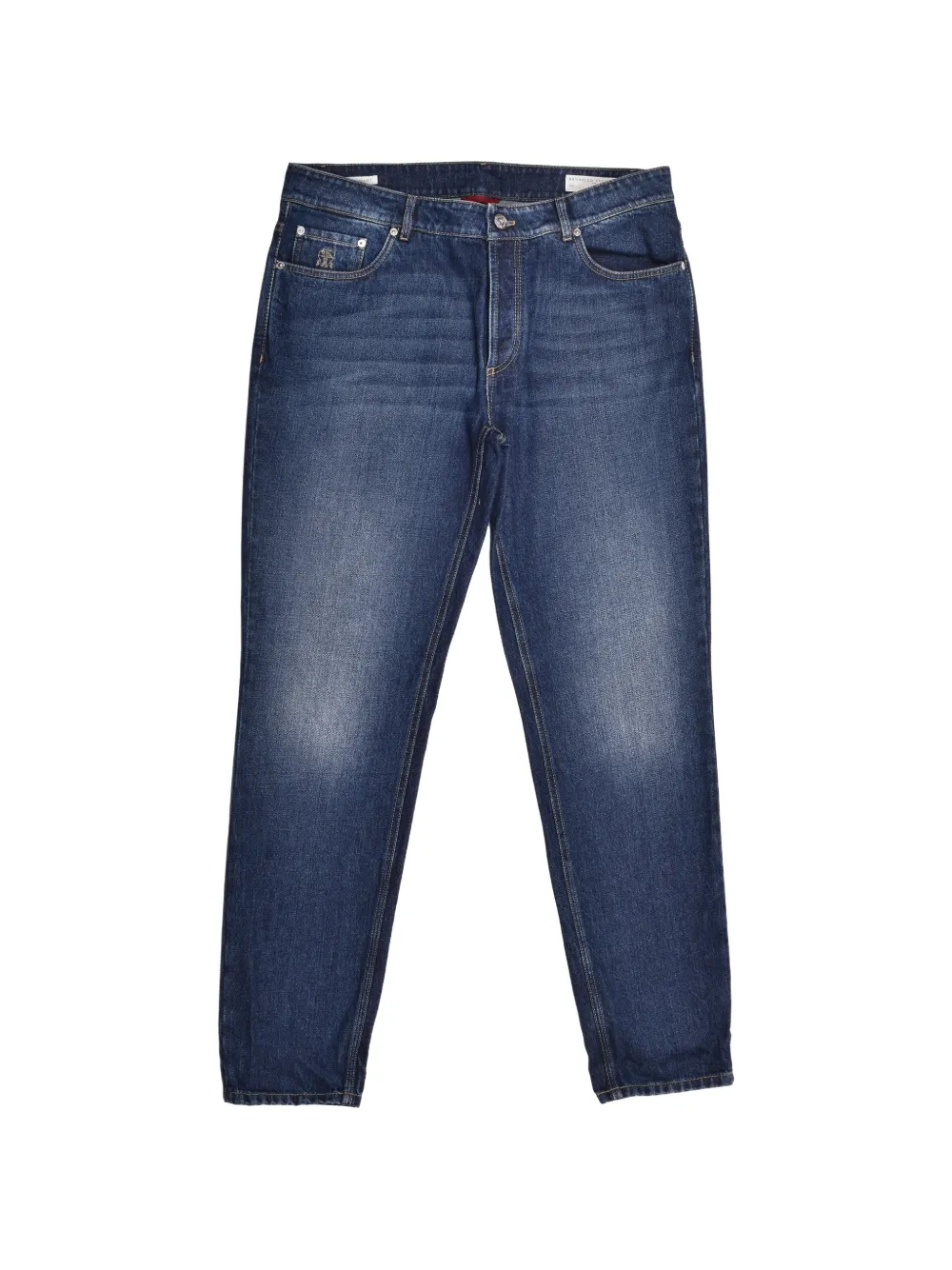 Brunello Cucinelli belt-loops jeans - Blu