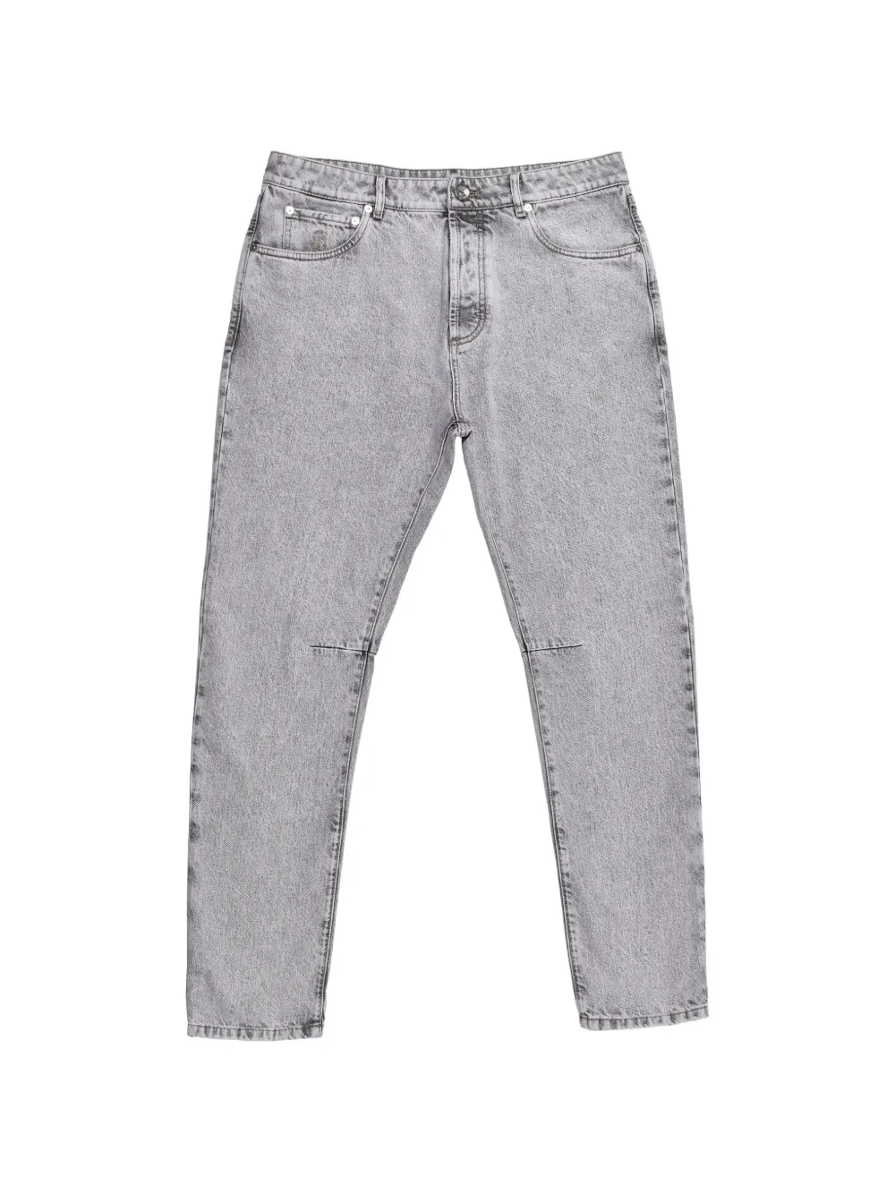 Brunello Cucinelli belt-loops jeans - Grigio