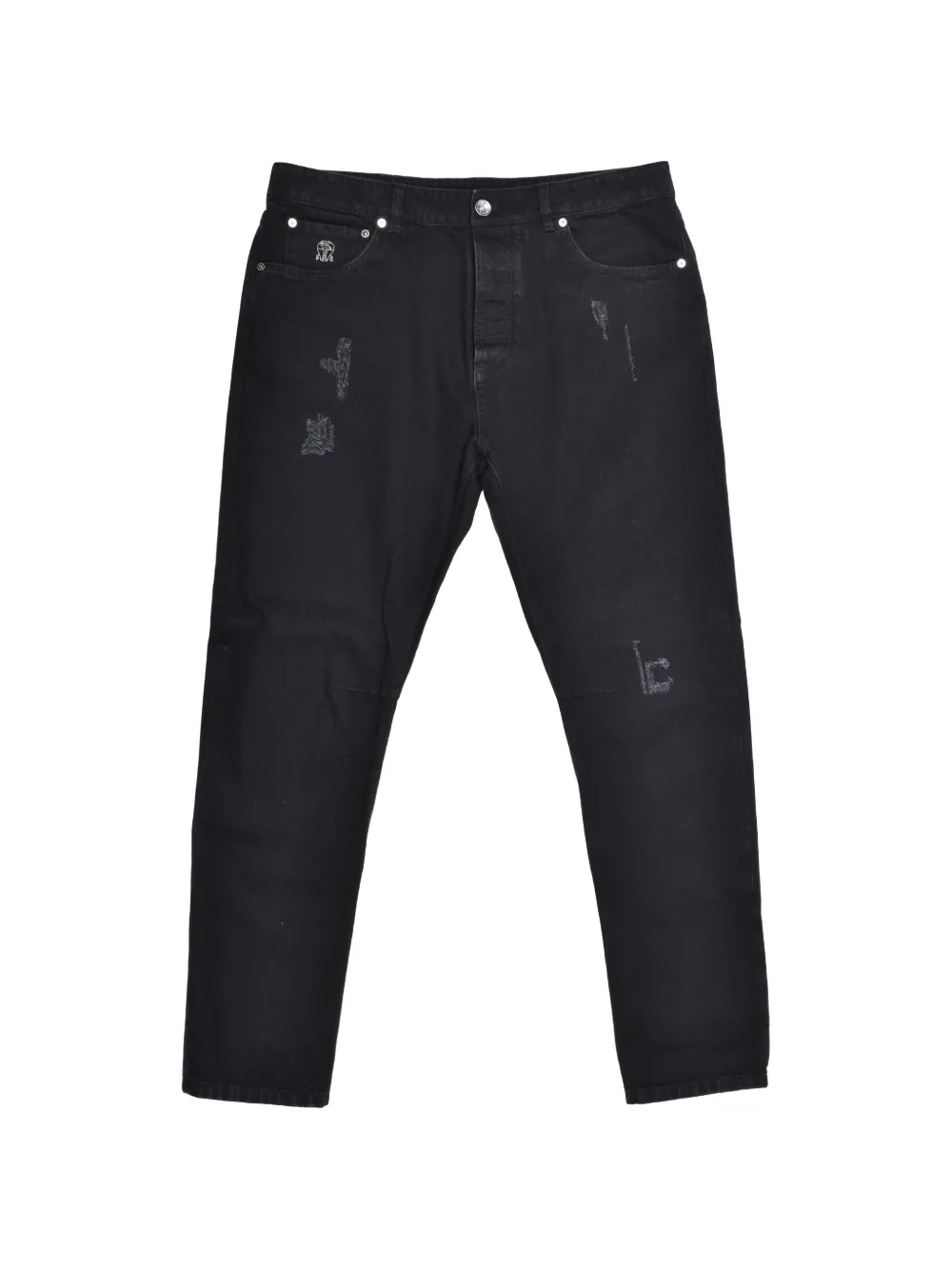 Brunello Cucinelli distressed-details jeans - Nero