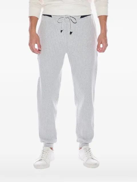 Brunello Cucinelli ribbed drawstring track pants