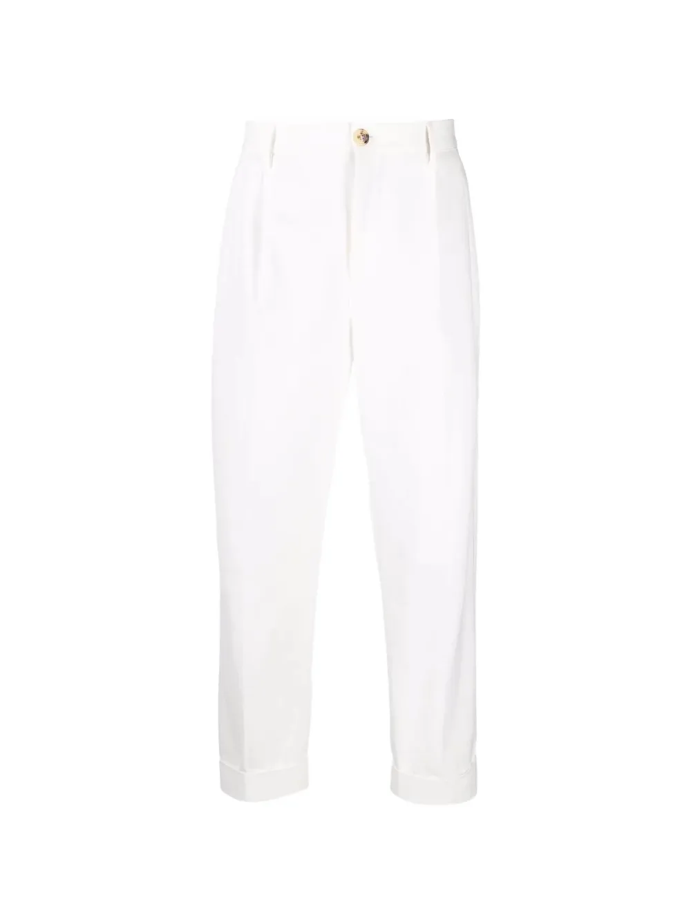 Brunello Cucinelli pleated tailored trousers - Weiß