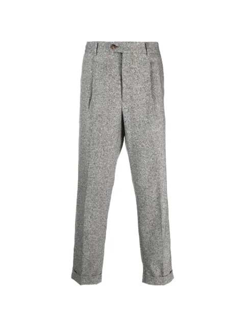 Brunello Cucinelli pleated wool trousers