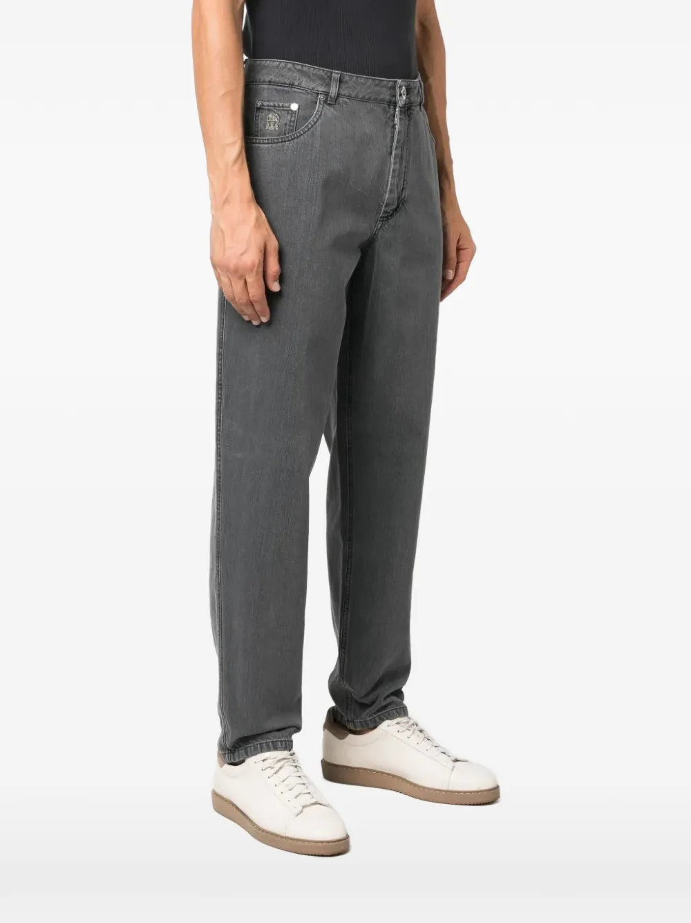 Brunello Cucinelli straight-leg jeans - Grau