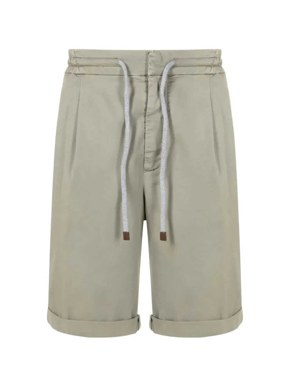 Brunello Cucinelli drawstring knee-length shorts - Neutrals